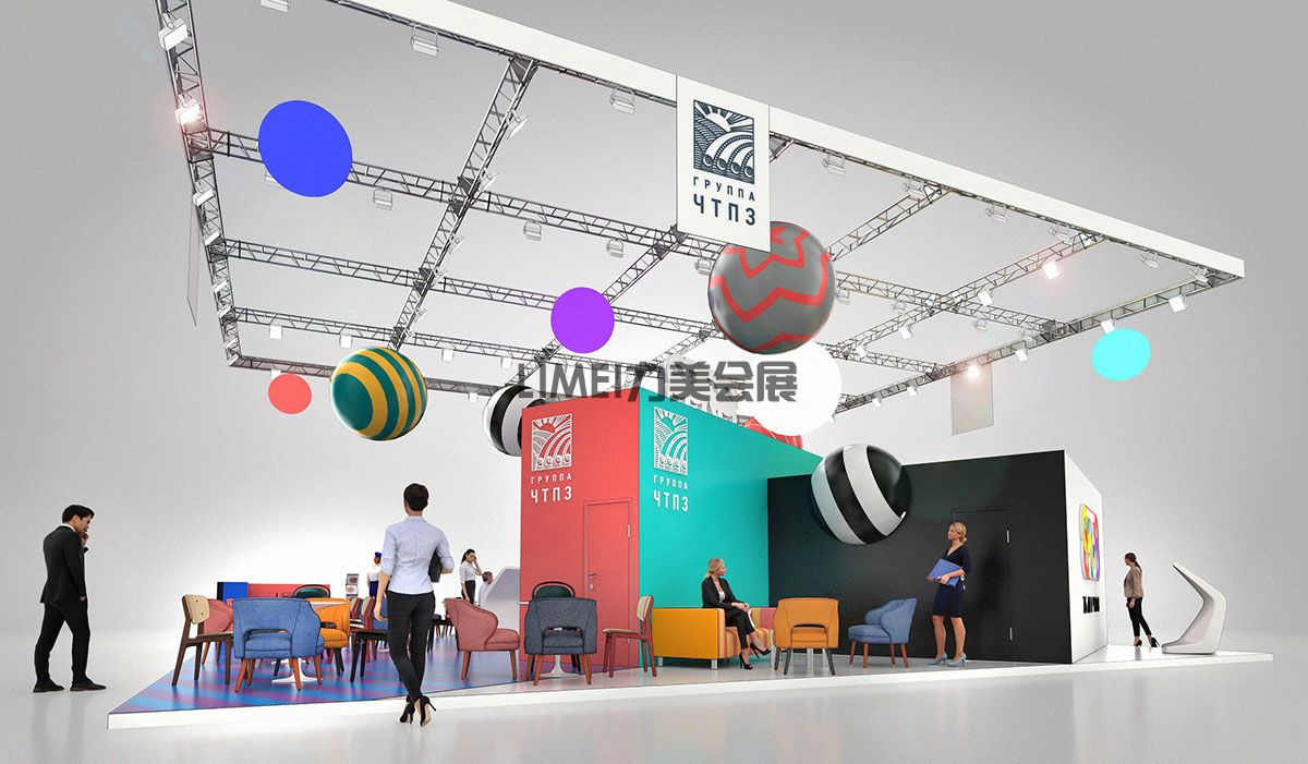 廣州展會設(shè)計餐飲產(chǎn)業(yè)展覽會展臺設(shè)計搭建